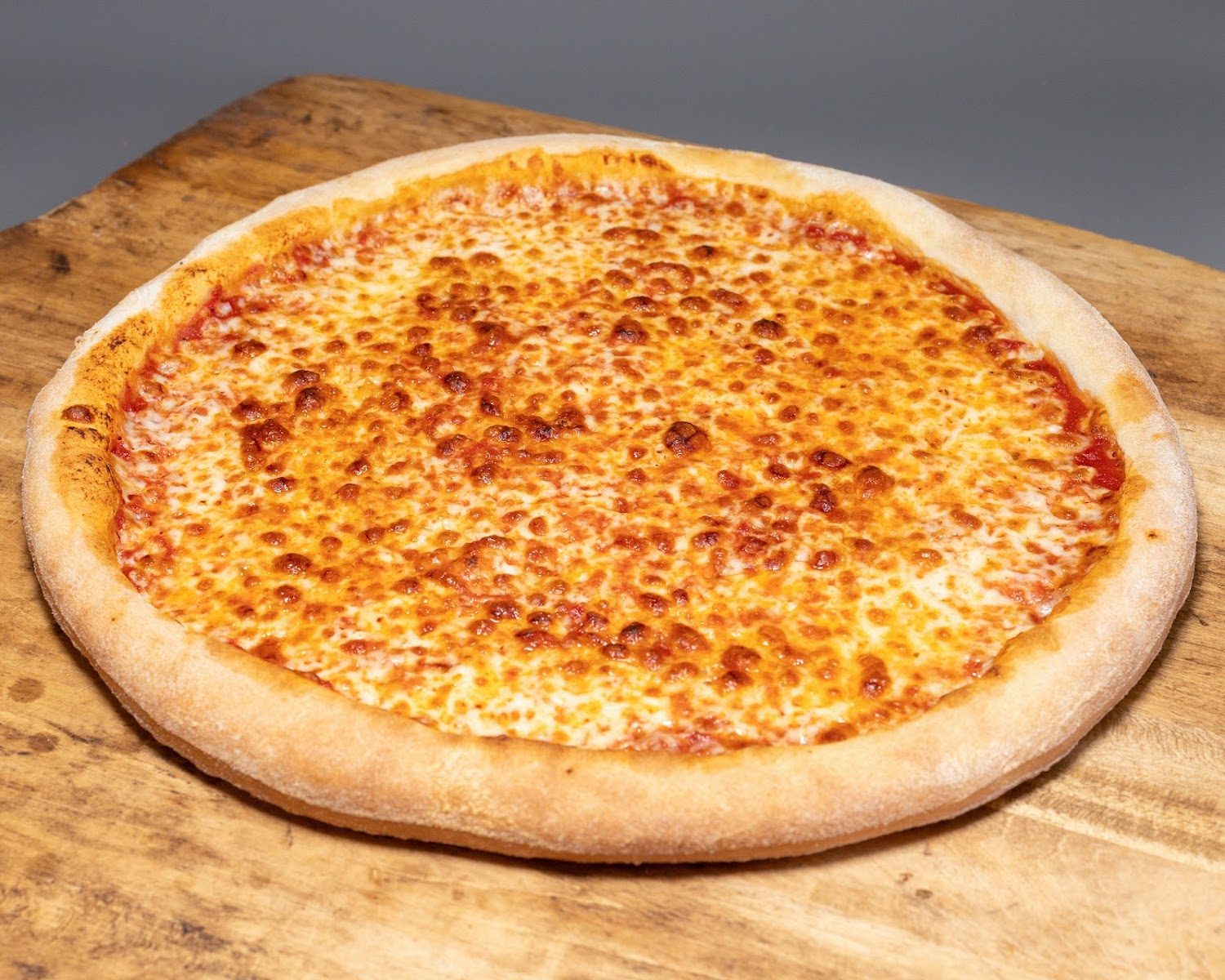 Freshly baked pizza dough
