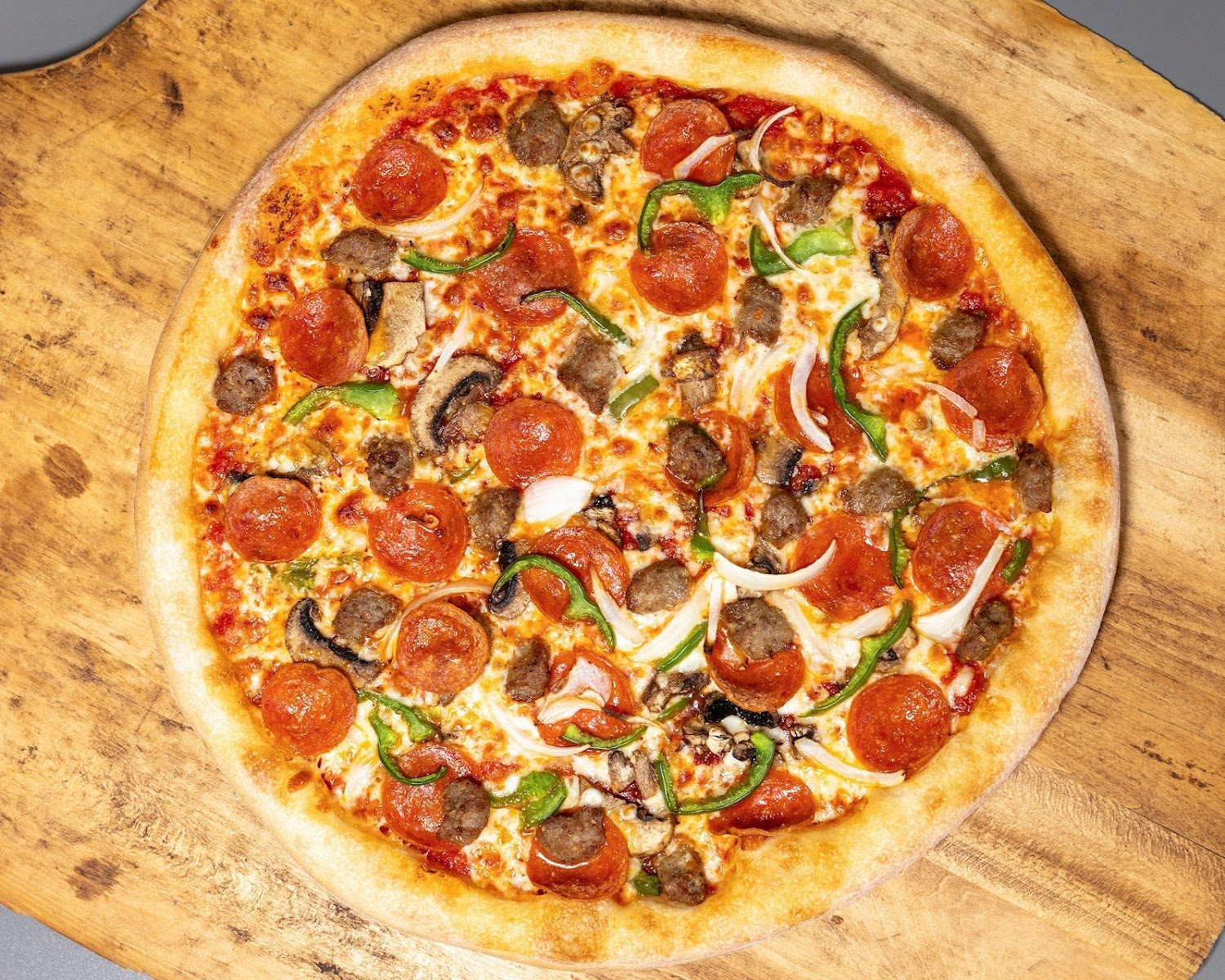Toppings bar with fresh ingredients
